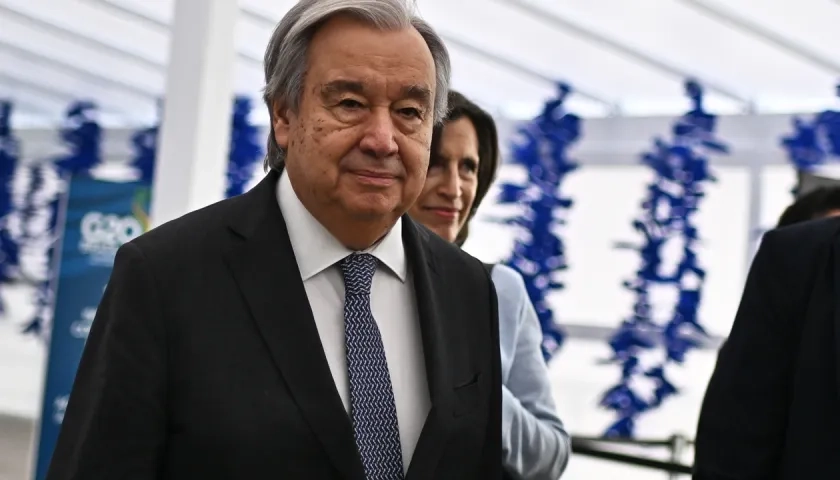 El secretario general de la ONU, António Guterres.