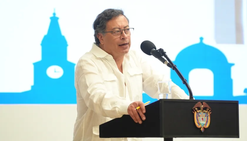 El Presidente Gustavo Petro.