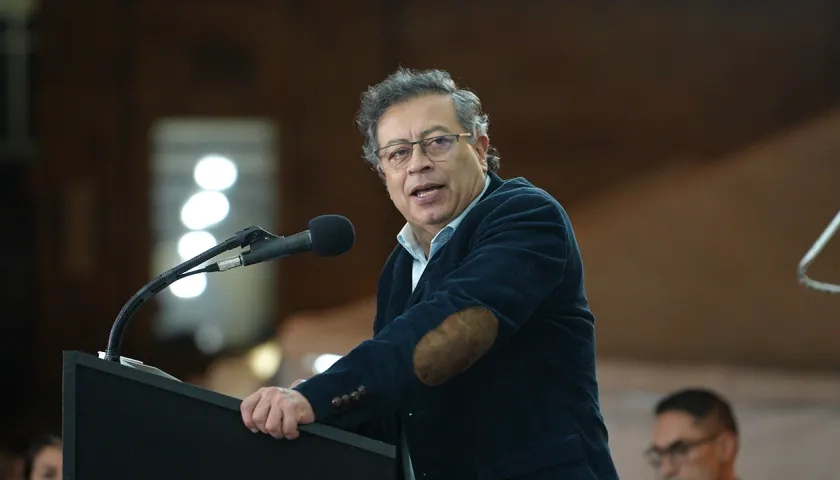 El presidente de la República, Gustavo Petro.