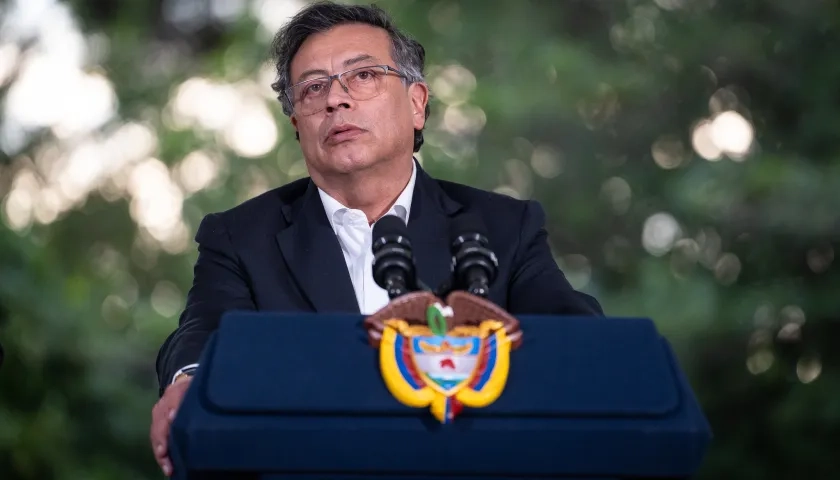 El Presidente Gustavo Petro.