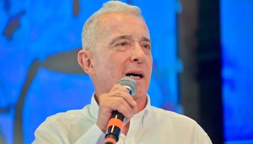 El expresidente Álvaro Uribe Vélez.