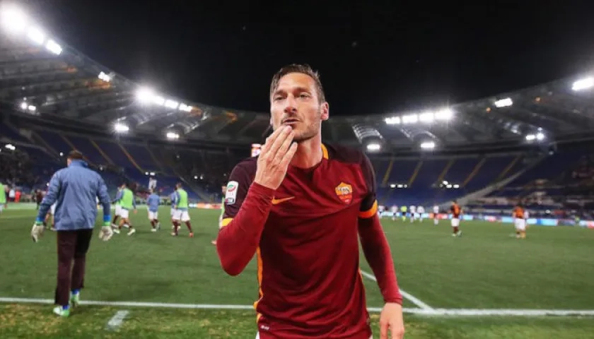 Francesco Totti, exjugador de la Roma.