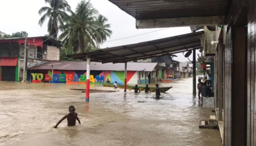 Inundaciones en el Chocó. 