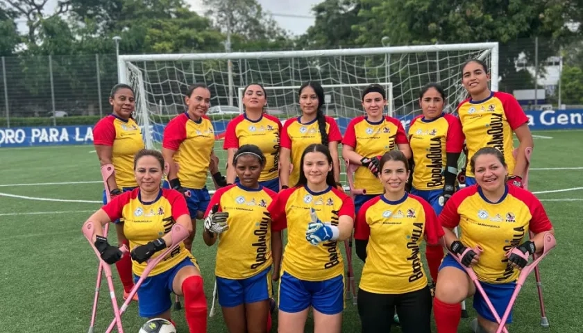 Selección Colombia de fútbol femenino para amputados. 