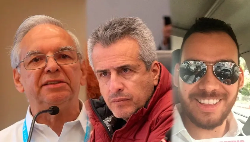 Ricardo Bonilla, Luis Fernando Velasco y Jaime Ramírez Cobo.