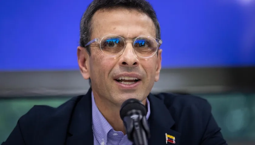 Excandidato presidencial, Henrique Capriles. 