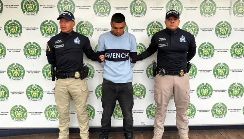 Marlon Stick Duque Garzón, ciudadano pedido en extradición fue capturado en Bogotá.