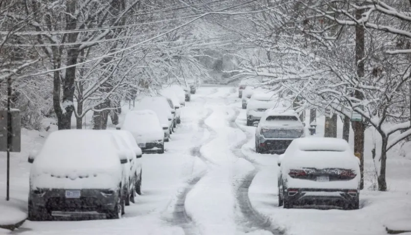 Nieve en Estados Unidos.