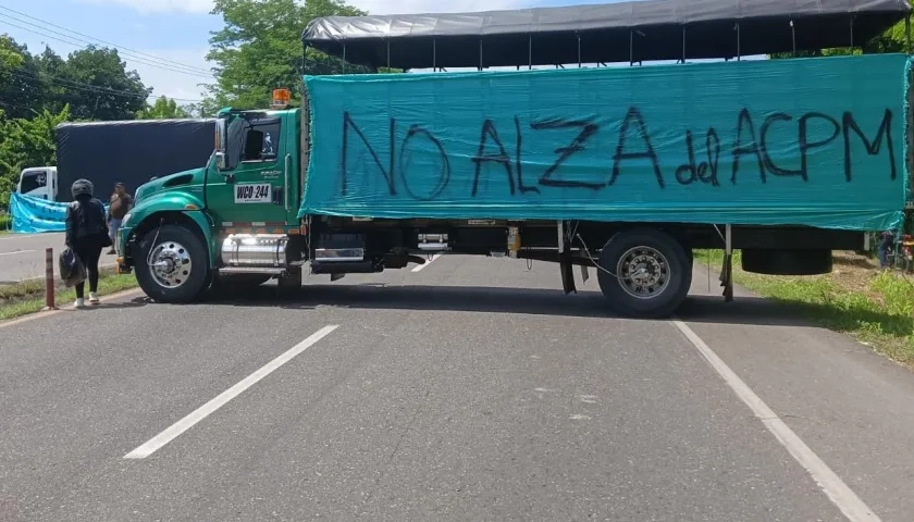 Transportadores exigen al Gobierno cumplir con los acuerdos.