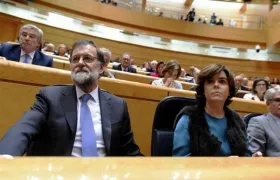 Mariano Rajoy, jefe del Gobierno español, encargó a su vicepresidenta como autoridad en Cataluña.