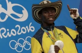 Yuberjen Martínez, medallista olímpico colombiano.
