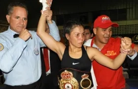 Liliana Palmera, boxeadora colombiana. 