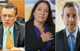 Senén Niño, Susana Correa y Mario Fernández, senadores.