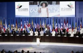 Aspecto general de la Cumbre de las Américas en Cartagena en 2012.