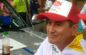 Luis 'Lucho' Herrera, exciclista colombiano. 