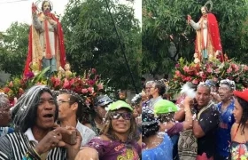 La procesión de San Agatón, un sábado de Carnaval, entre religiosa y pagana.