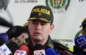 El coronel Engelbert Grijalba, subcomandante de la Policía Metropolitana.
