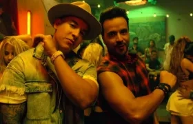Daddy Yankee y Luis Fonsi en video de 'Despacito'.