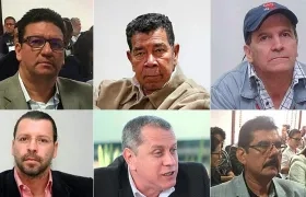 Edwar Cobos Téllez, Ramón Isaza, Iván Roberto Duque, Fredy Rendón, Rodrigo Pérez Alzate, Luis Eduardo Cifuentes.