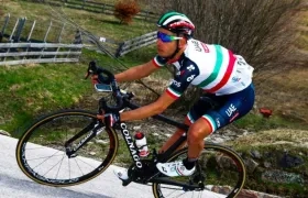 Fabio Aru, ciclista italiano. 