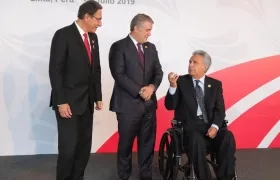 Martín Vizcarra, Iván Duque y Lenín Moreno.