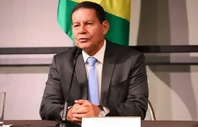 El vicepresidente de Brasil, Hamilton Mourao.