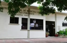 Fachada de Medicina Legal en Barranquilla. 