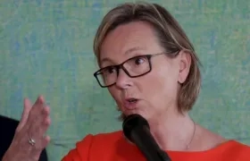 La embajadora de la Unión Europea (UE) en Colombia, Patricia Llombart