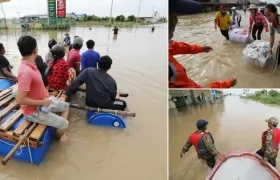 Las inundaciones han afectado a más de 78.000 familias. 