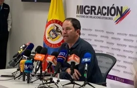 Juan Fernando Espinosa, director de Migración Colombia.