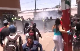 Hechos violentos frente a la cárcel Modelo de Bogotá.