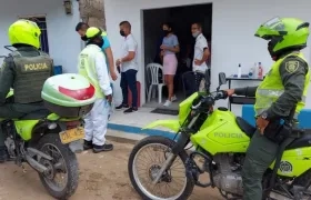 Patrullajes en el cerco sanitario del suroriente de Barranquilla.