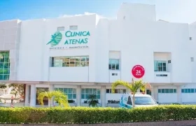 Sede de la Clínica Atenas en el norte de Barranquilla.