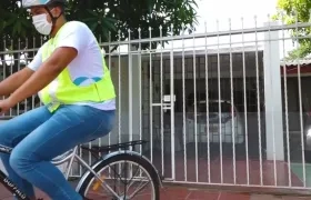 Promoción del uso de la bicicleta en Barranquilla.