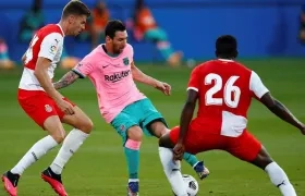 Lionel Messi durante el partido. 