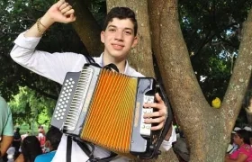 José Liberato Villazón,  rey juvenil del Festival Vallenato. 