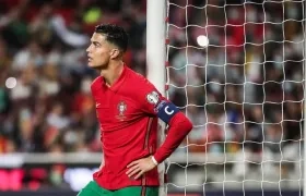 El delantero de la selección de Portugal, Cristiano Ronaldo.