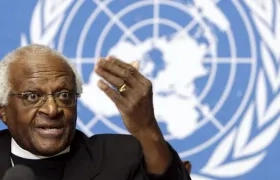 El arzobispo emérito sudafricano Desmond Tutu.