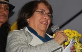 Aida Avella, presidenta de la  UP. 