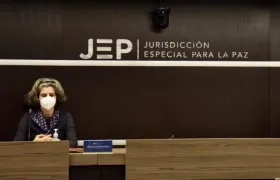 La magistrada Julieta Lemaitre, de la Sala de Reconocimiento de la JEP.