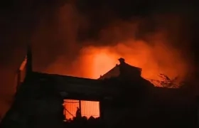 Incendio en San Roque