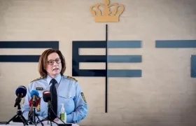  Lene Sorensen, directora del departamento de policía de Zelanda.