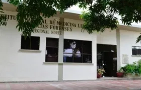 El cuerpo de María Victoria Mendoza fue llevado a Medicina Legal, en Barranquilla. 