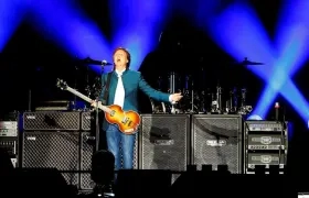 El músico británico Paul McCartney, durante un concierto. 