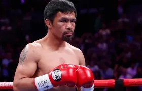 Manny Pacquiao, boxeador filipino. 