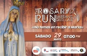 The Rosary Run en Barranquilla será este sábado.