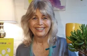 La psicóloga Diana Hunsche en su consultorio de la ciudad de Martínez (Argentina).