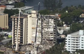 Restos de los edificios en Miami. 