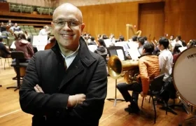 David García, director de la Orquesta Filarmónica de Bogotá.
