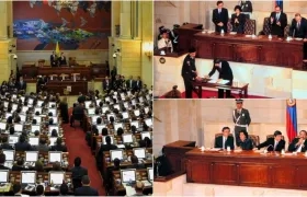 Momento de la promulgación de la Constitución en 1991, y el Congreso de la última década.